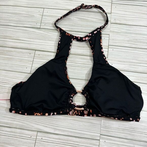 NWT VS RING TIE DYE SPOT HALTER PADDED BIKINI TOP & BOTTOM SWIMSUIT SET SMALL - Picture 6 of 9